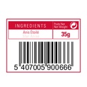 étiquette de l'anis étoilé 35g